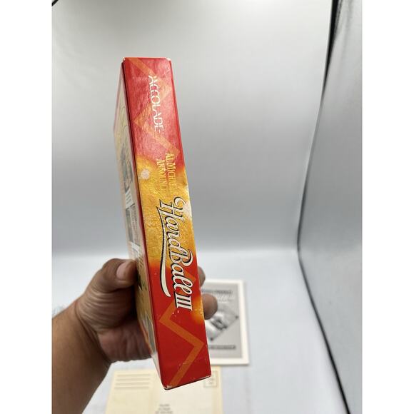 Hard Ball 3 - Al Michaels Announces (Sega Genesis, 1993) Box, Game, Manual, Reg - Picture 11 of 15